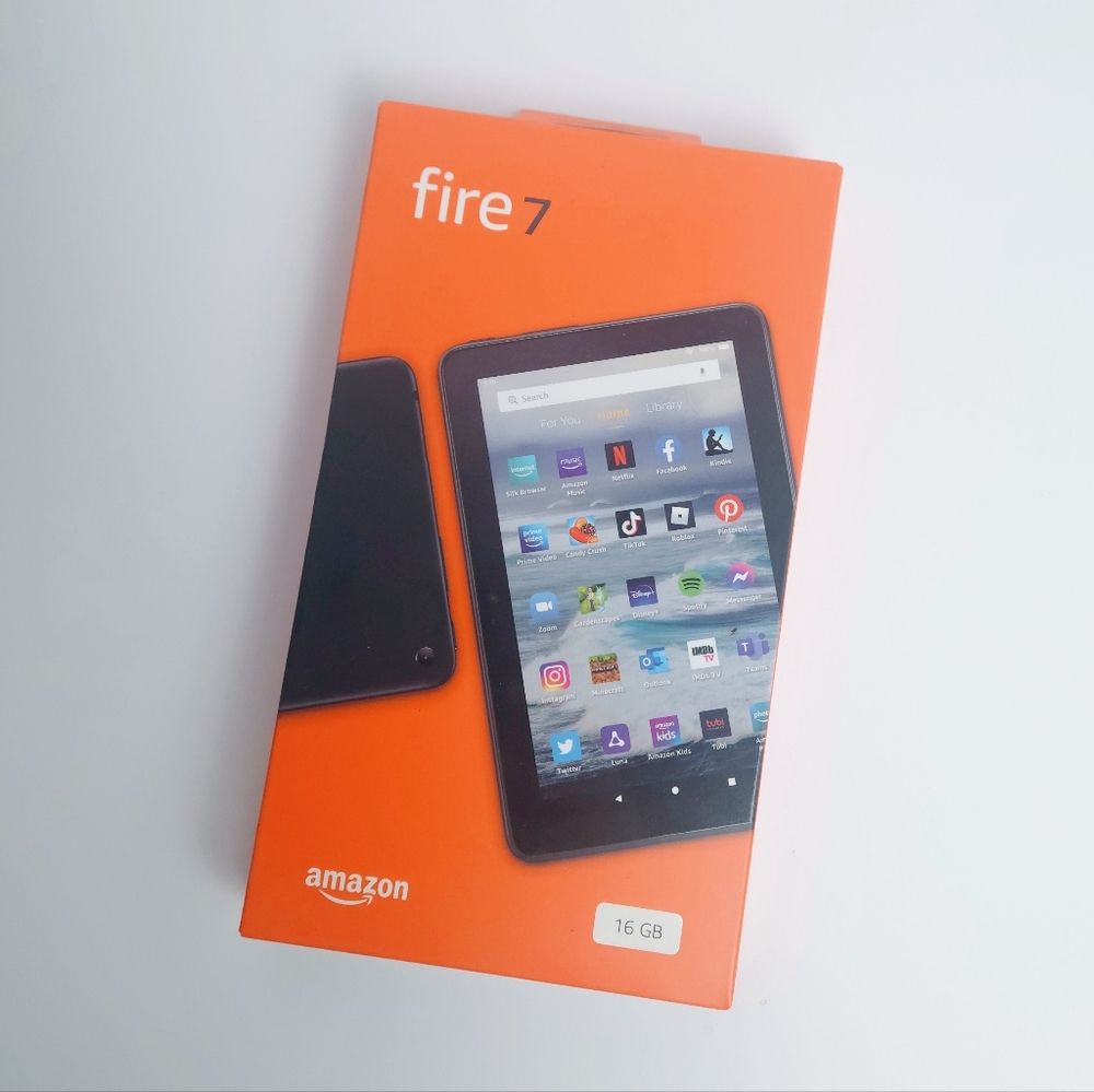 🔥New Amazon Fire 7 (12th Gen) Wi-Fi Enabled Tablet - 16GB - Sealed Original Box